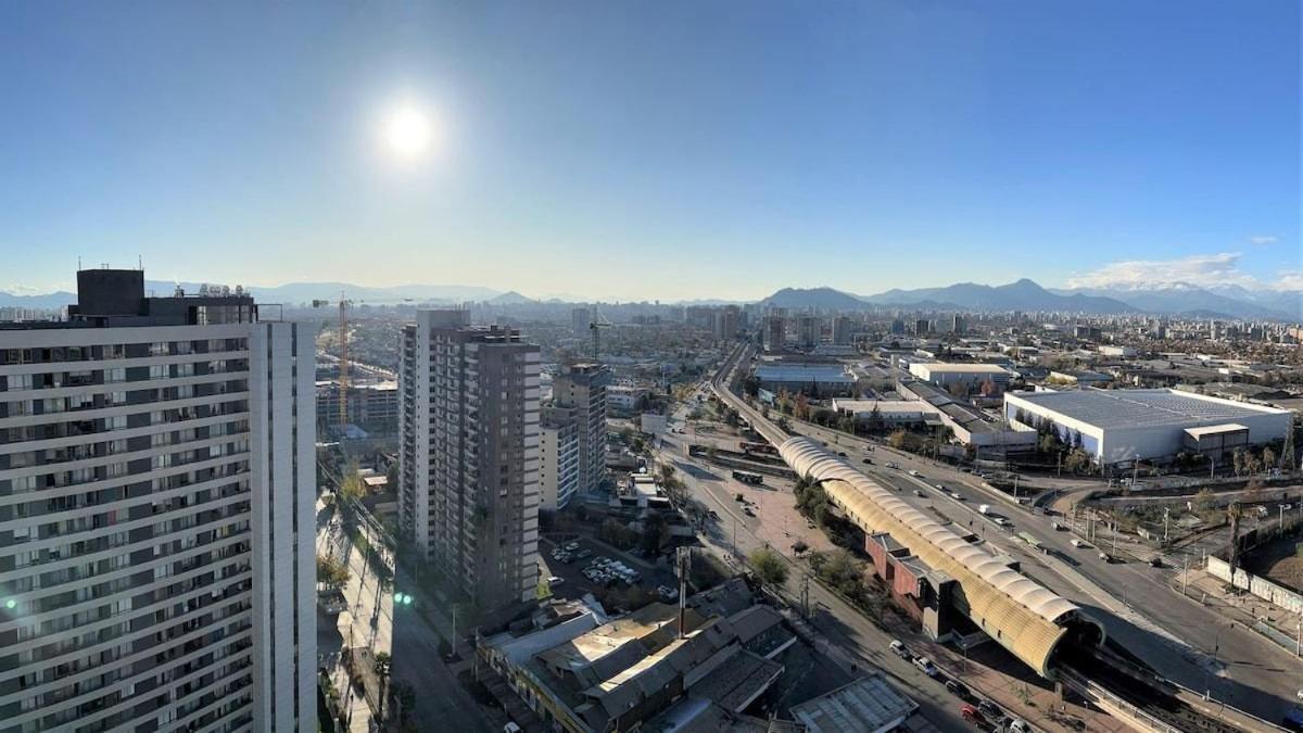 Hermosos Dptos Cercanos A Metro Y Centros Comerciales Santiago Exterior photo